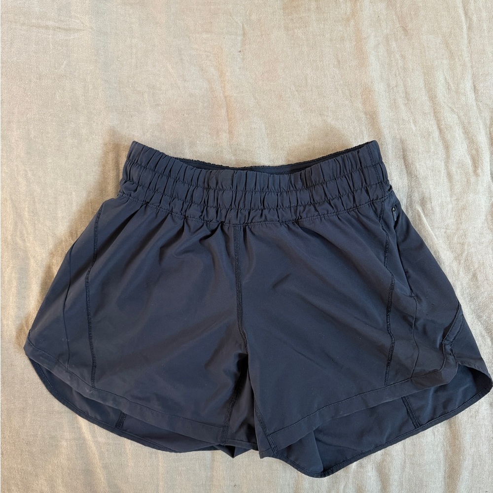 Lululemon Track That Mid-Rise Lined Short 5"